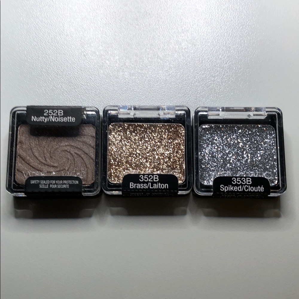 3 wet n wild eyeshadows brand new and sealed discontinued